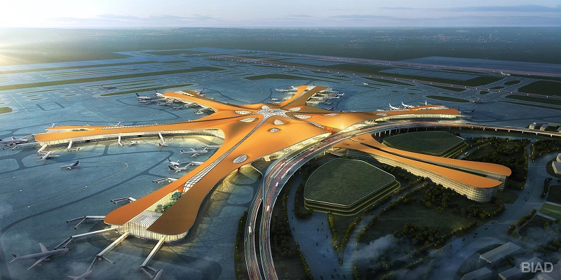 北京大興新機(jī)場(chǎng)項(xiàng)目東南指廊采用新型球墨法蘭橡膠接頭 北京大興新機(jī)場(chǎng)項(xiàng)目東南指廊采用新型球墨法蘭橡膠接頭